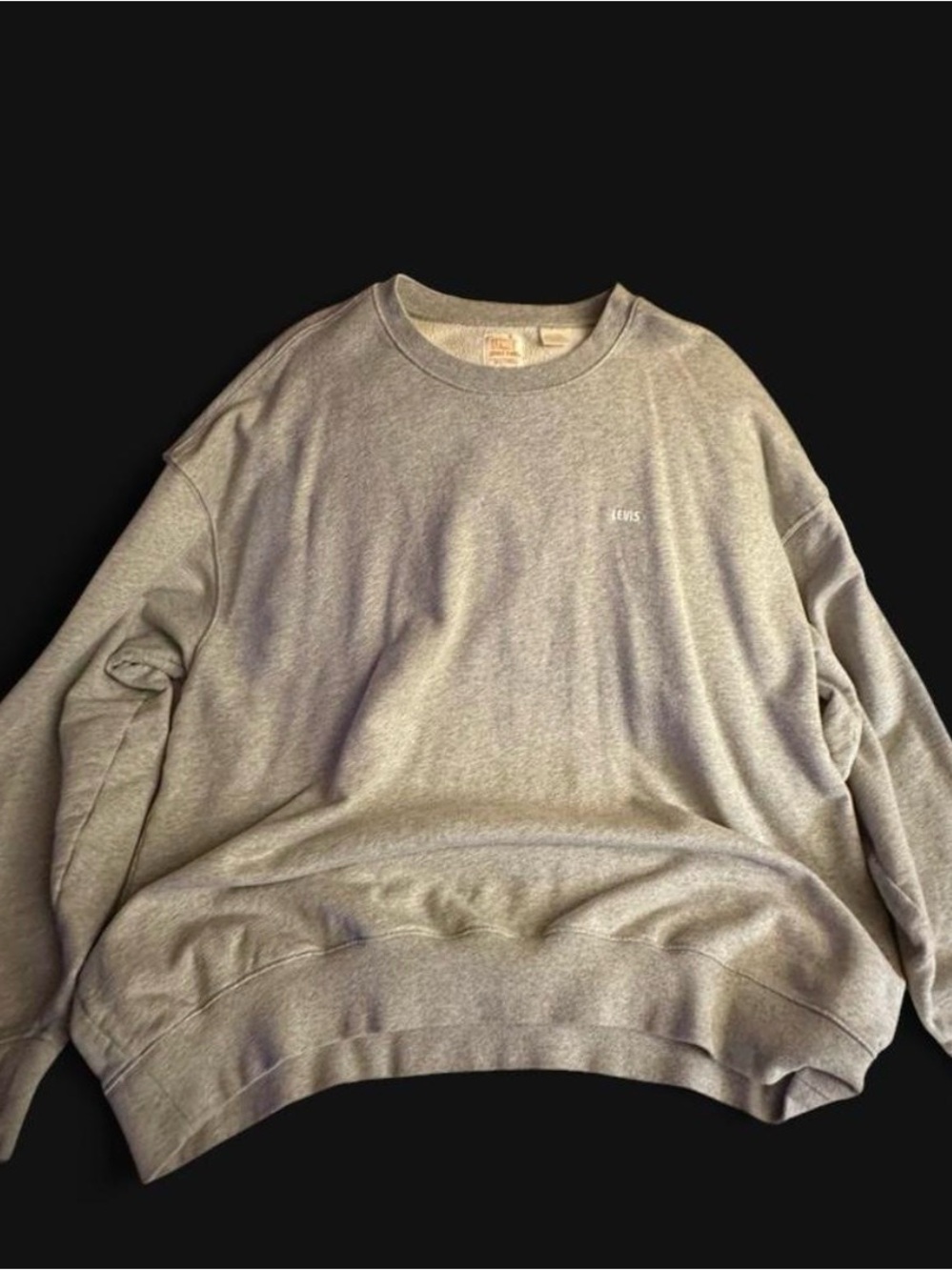 Levi's Light Gray Crewneck Sweatshirt